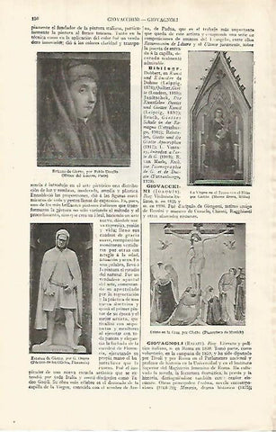 LAMINA ESPASA 31979: Retrato de Giotto por Ucello