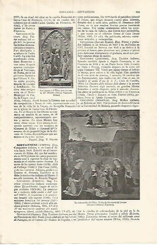 LAMINA ESPASA 31981: La Adoracion del Niño por Giovani di Jacopo
