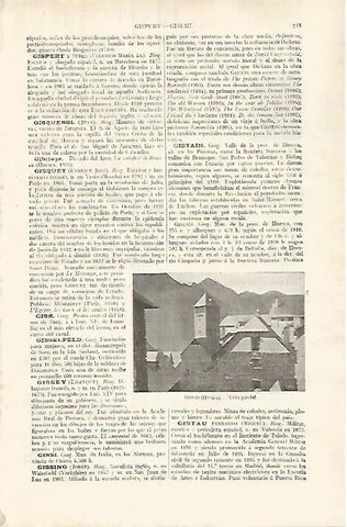 LAMINA ESPASA 31987: Vista parcial de Gistain Huesca