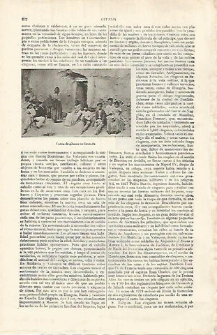 LAMINA ESPASA 31991: Cueva de gitanos en Granada