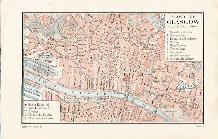 LAMINA ESPASA 32000: Plano de Glasgow