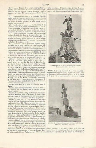 LAMINA ESPASA 32006: Monumento en el Cerro de la Gloria Argentina