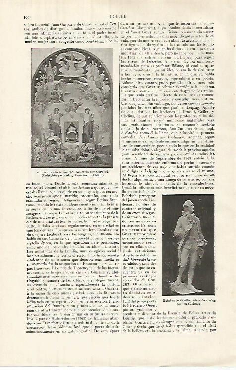 LAMINA ESPASA 32017: El nacimiento de Goethe por Schwind