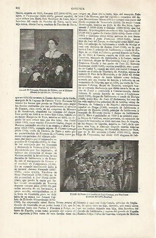 LAMINA ESPASA 32036: Leonor de Gonzaga por Tiziano