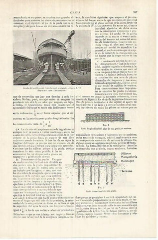LAMINA ESPASA 32085: Grada del astillero del Ferrol