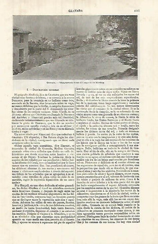 LAMINA ESPASA 32095: Campo de los Martires Granada