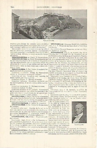 LAMINA ESPASA 32112: Vista de Granville Francia