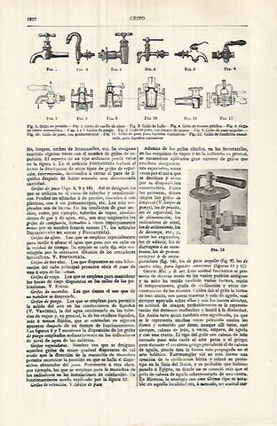 LAMINA ESPASA 32140: Tipos de grifos