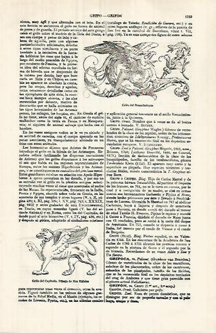 LAMINA ESPASA 32141: Grifo del Renacimiento