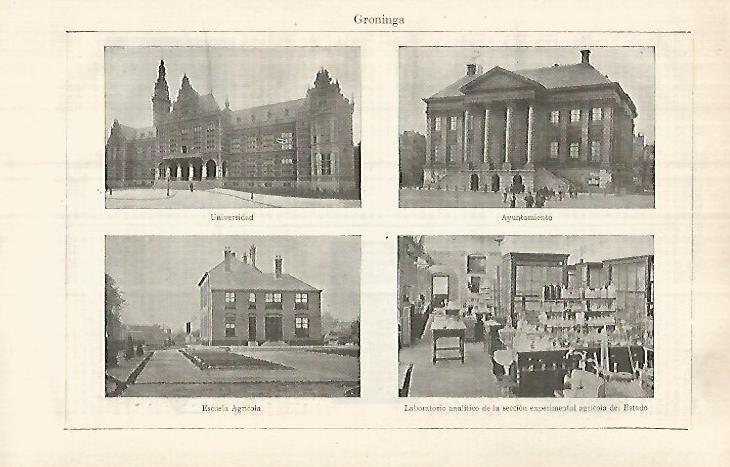 LAMINA ESPASA 32147: Edificios de Groninga Holanda