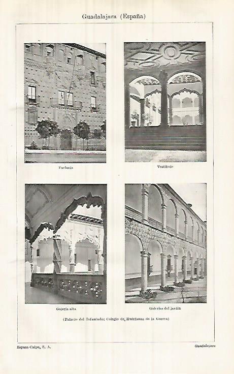 LAMINA ESPASA 32160: Palacio del Infantado en Guadalajara