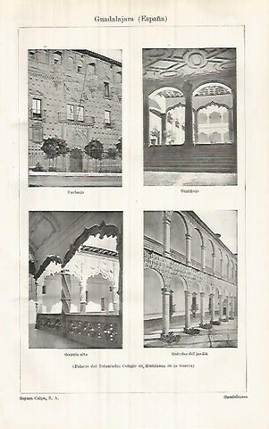LAMINA ESPASA 32160: Palacio del Infantado en Guadalajara