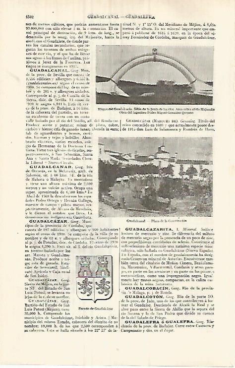 LAMINA ESPASA 32167: Plaza de la Consstitucion en Guadalcanal Sevilla