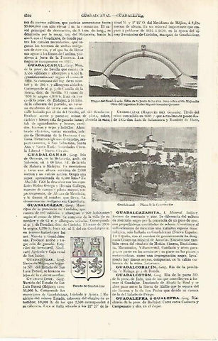 LAMINA ESPASA 32167: Plaza de la Consstitucion en Guadalcanal Sevilla