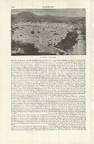 LAMINA ESPASA 32186: Vista de Guanajuato Mexico