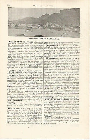 LAMINA ESPASA 32205: Puereto de Guaymas Mexico