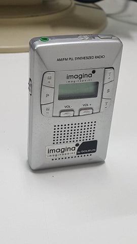 Radio AM/FM PLL Synthesized Radio, Imagina Mod. S633, 3VDC (2s1.5 AAA)