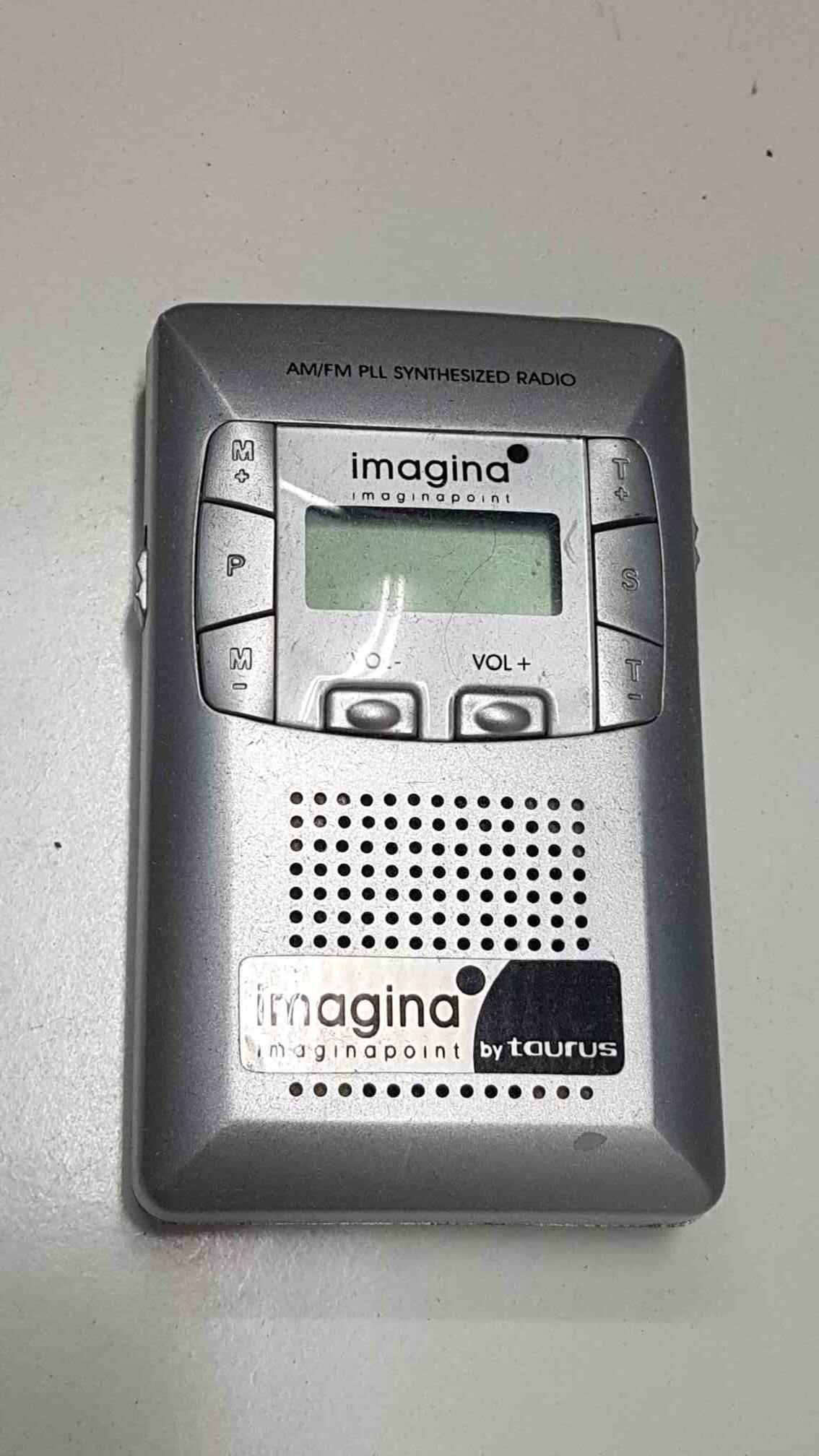 Radio AM/FM PLL Synthesized Radio, Imagina Mod. S633, 3VDC (2s1.5 AAA)