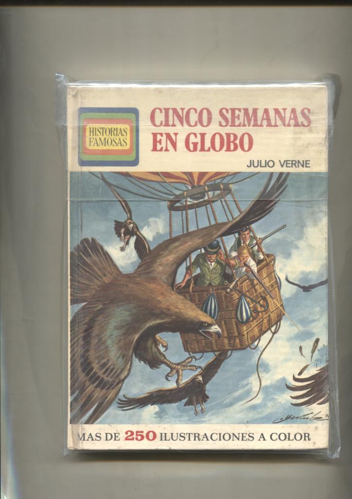 Historias Famosas color numero 15: Cinco semanas en globo