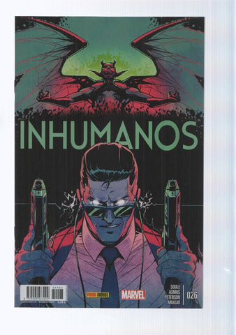 Panini: Inhumano num 26 año 3 (2016) - El salon del silencio parte 3, Lanzas celestes parte 2