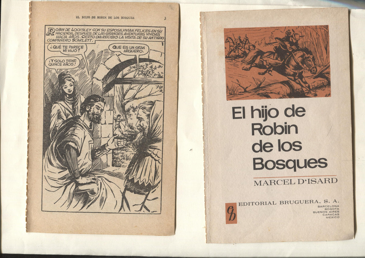 El hijo de Robin de los Bosques (dibujos de Carlos Campaña Salas (solo paginas con el tebeo)