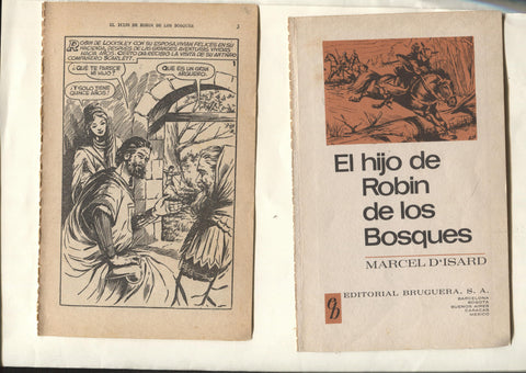 El hijo de Robin de los Bosques (dibujos de Carlos Campaña Salas (solo paginas con el tebeo)