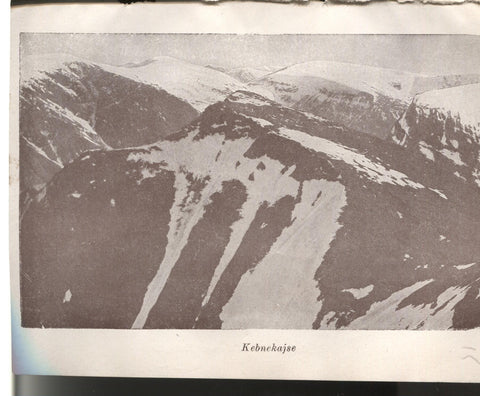 Lamina 14/15: Libro Nils Holgersson: Vista de los alrededores del Malar en estocolmo + Kebnekajse