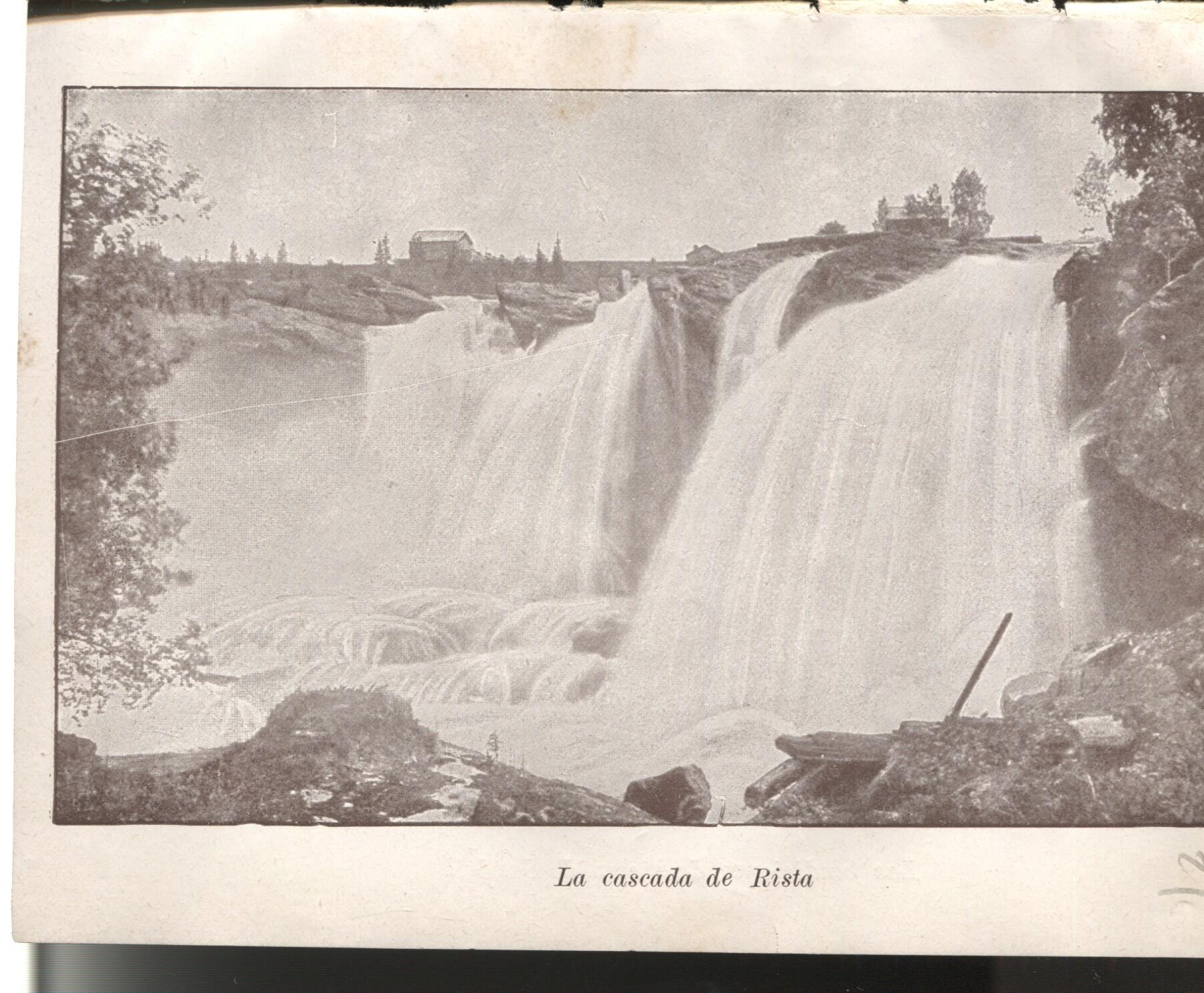 Lamina 20/21: Libro Nils Holgersson: La cascada de Rista + Las fundiciones de hierro de Sandvih