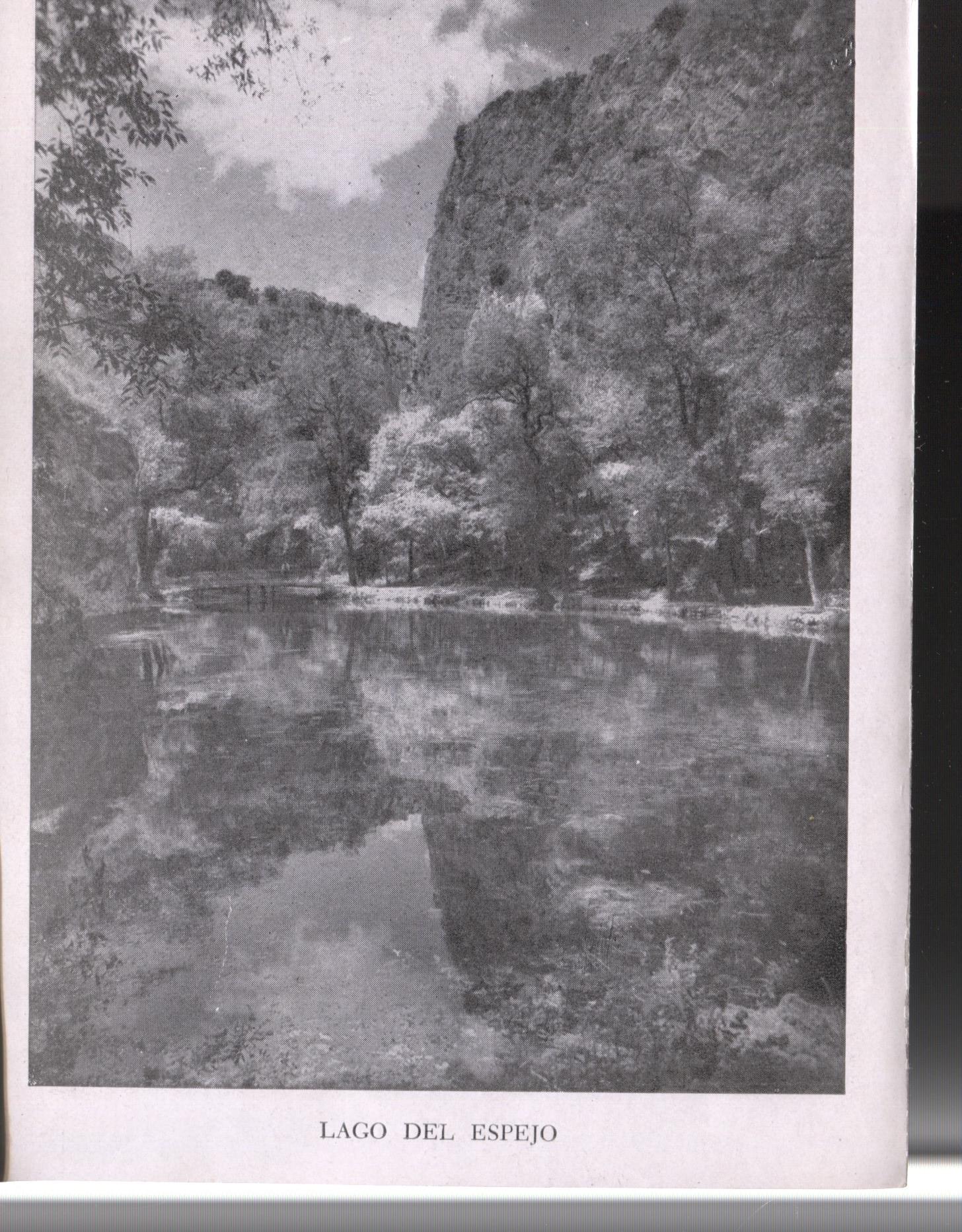 Lamina 03/04: Monasterio de Piedra: Lago del espejo + Gruta del Iris
