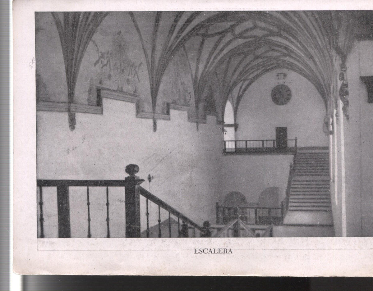 Lamina 05/06: Monasterio de Piedra: Escalera + Galerias de las habitaciones