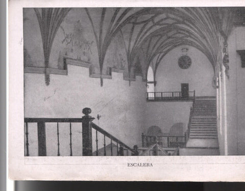 Lamina 05/06: Monasterio de Piedra: Escalera + Galerias de las habitaciones