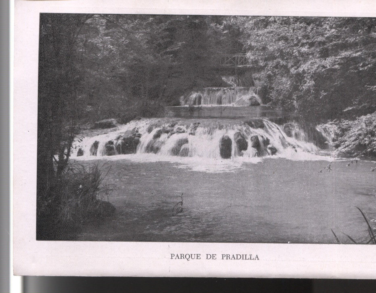 Lamina 07/08: Monasterio de Piedra: Parque de Pradilla + Baño de diana