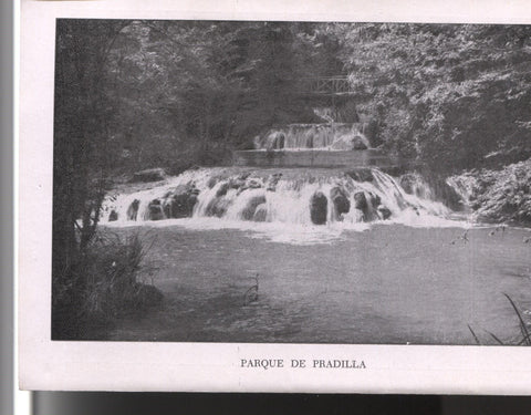Lamina 07/08: Monasterio de Piedra: Parque de Pradilla + Baño de diana