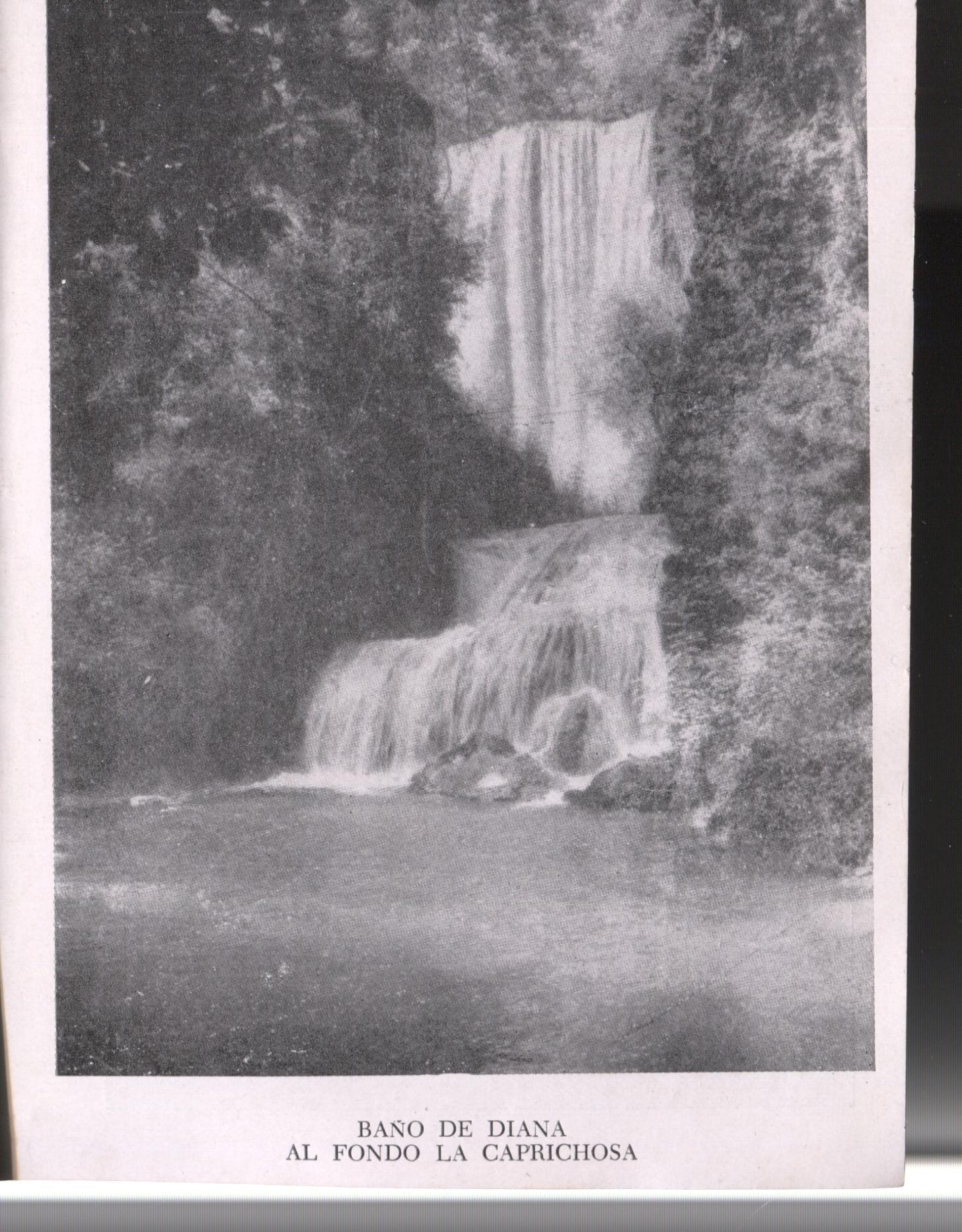 Lamina 07/08: Monasterio de Piedra: Parque de Pradilla + Baño de diana