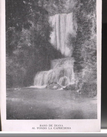 Lamina 07/08: Monasterio de Piedra: Parque de Pradilla + Baño de diana