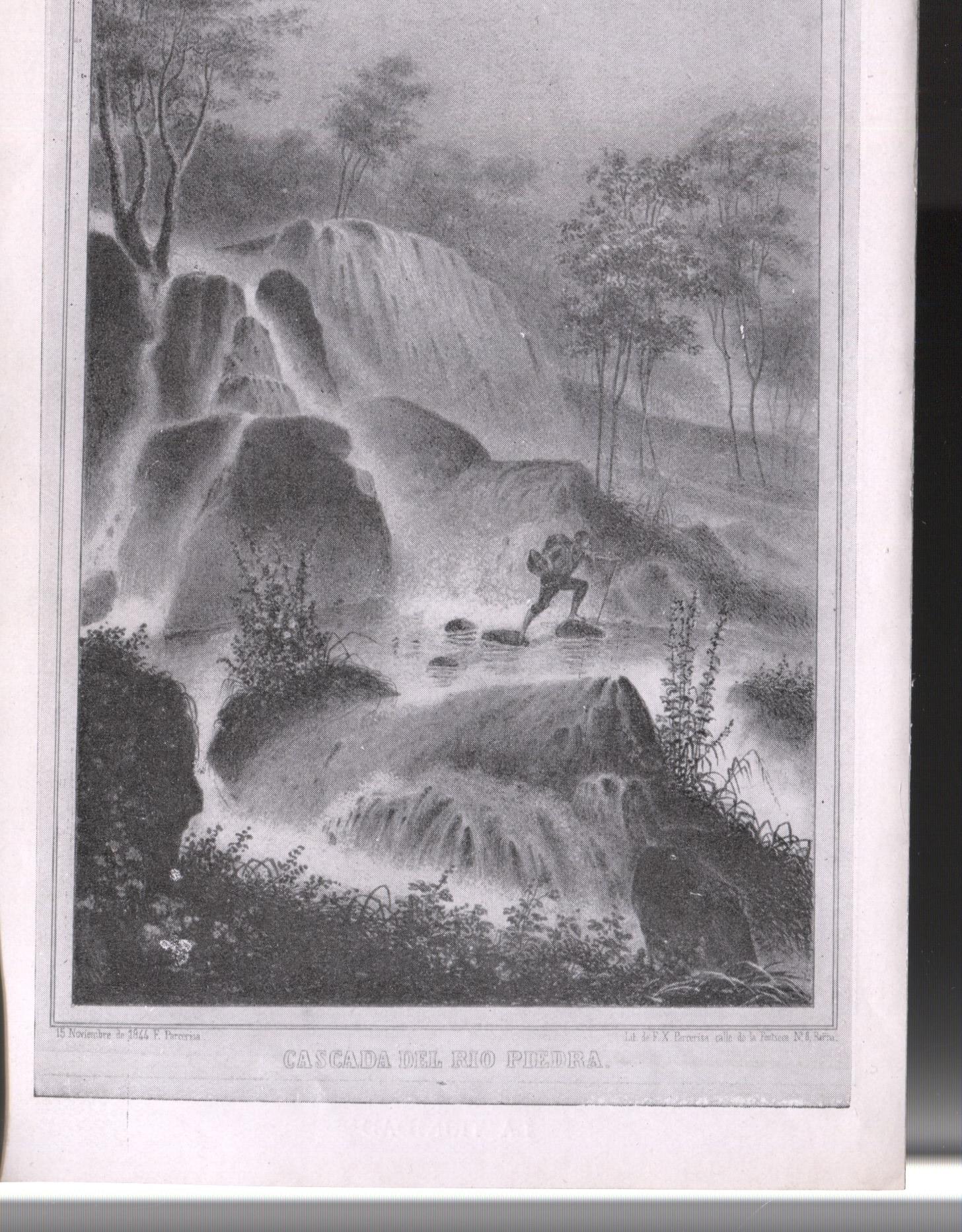 Lamina 13/14: Monasterio de Piedra: La trinidad + Cascada del rio piedra