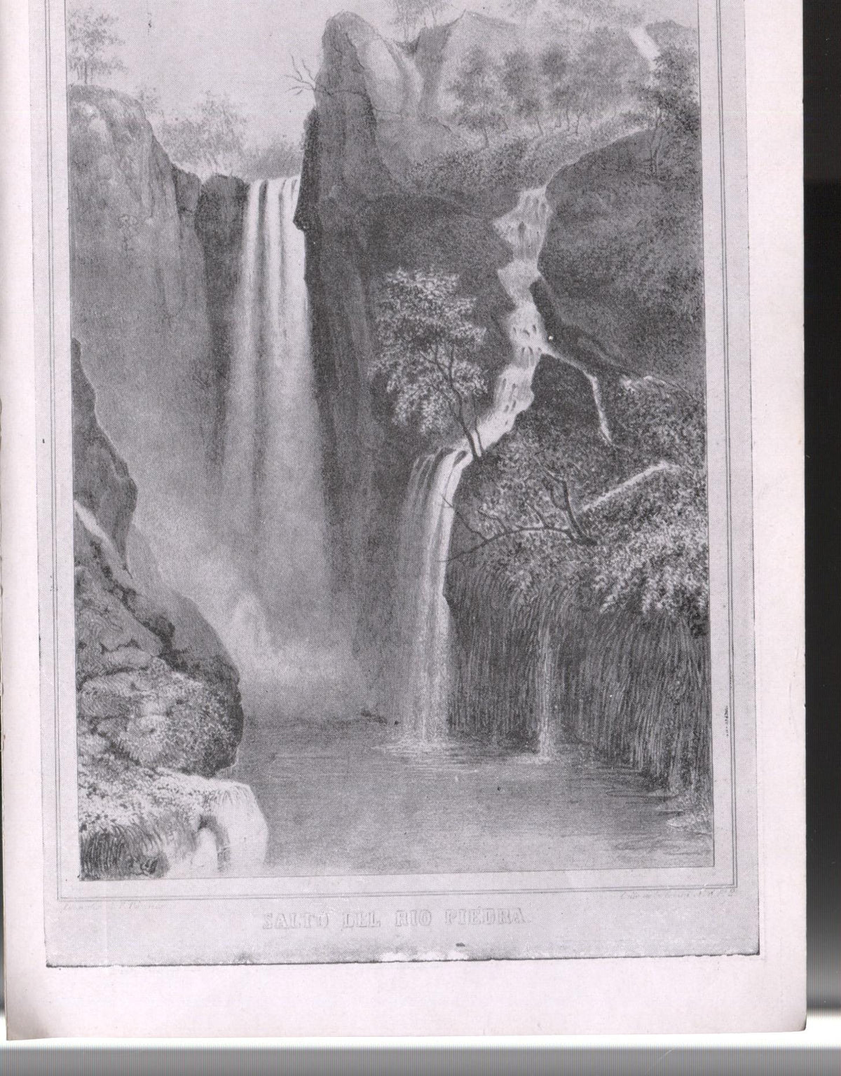 Lamina 15/16: Monasterio de Piedra: El Iris helado + Salto del rio piedra