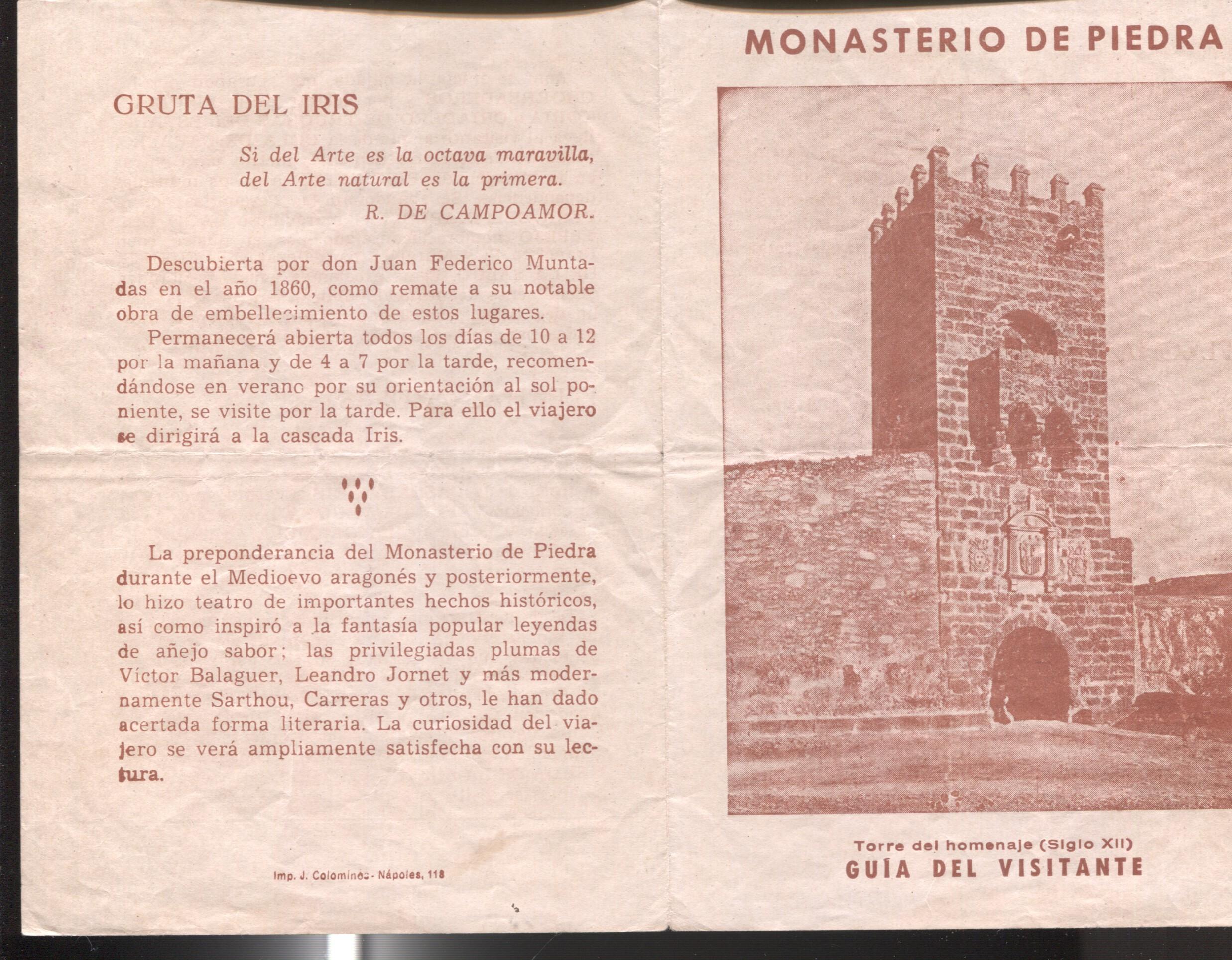 Monasterio de Piedra: guia del visitante