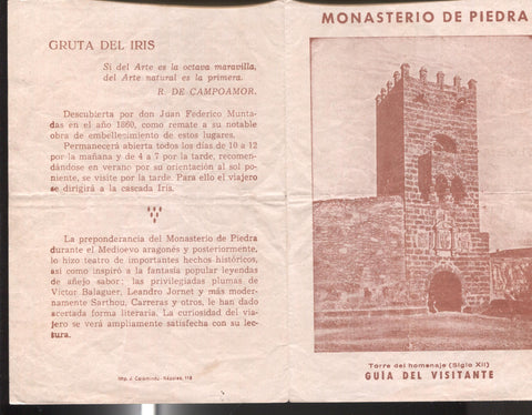Monasterio de Piedra: guia del visitante