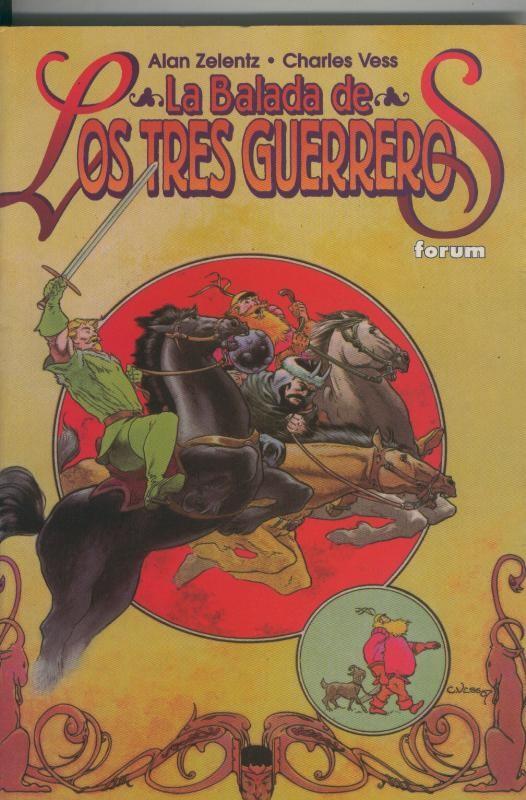Planeta: La balada de los tres guerrero (algun subrayado en los textos presentacion)