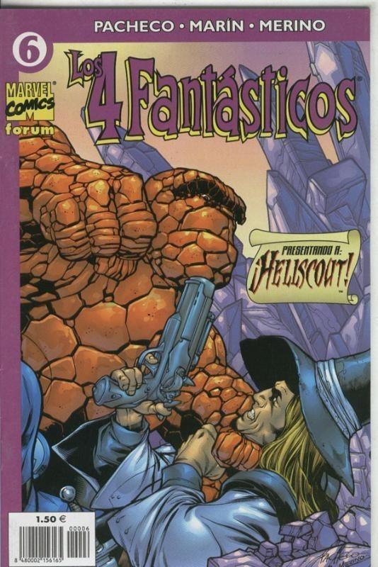Planeta: Los 4 Fantasticos volumen 4 numero 06 (leve subrayado en parte credito)