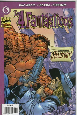 Planeta: Los 4 Fantasticos volumen 4 numero 06 (leve subrayado en parte credito)