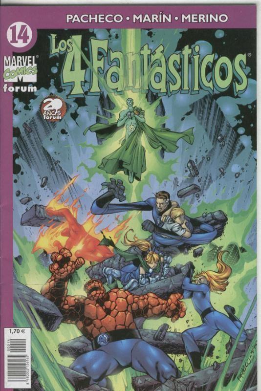 Planeta: Los 4 Fantasticos volumen 4 numero 14 (leve subrayado en parte credito)