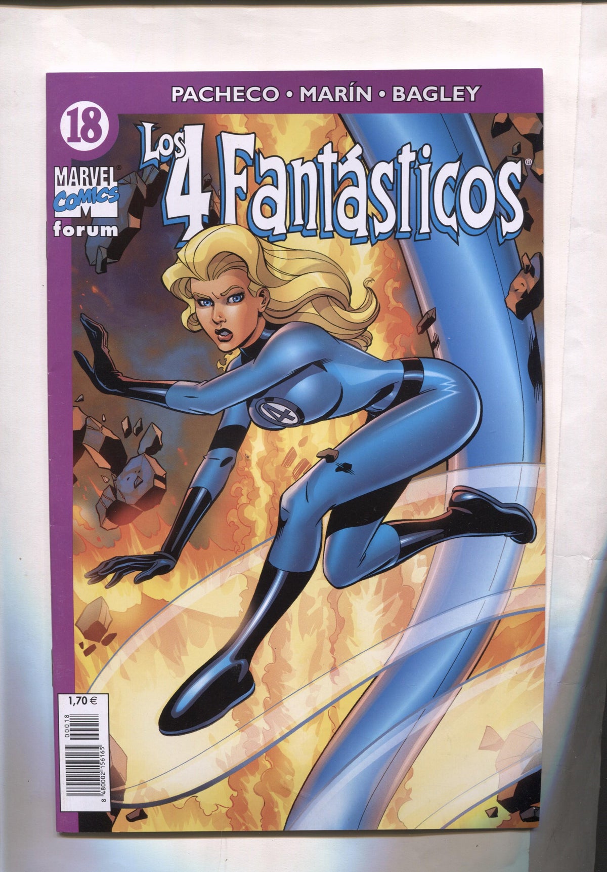 Planeta: Los 4 Fantasticos volumen 4 numero 18 (leve subrayado en parte credito)