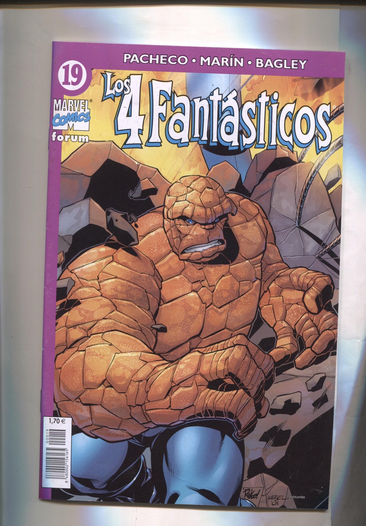 Planeta: Los 4 Fantasticos volumen 4 numero 10 (leve subrayado en parte credito)