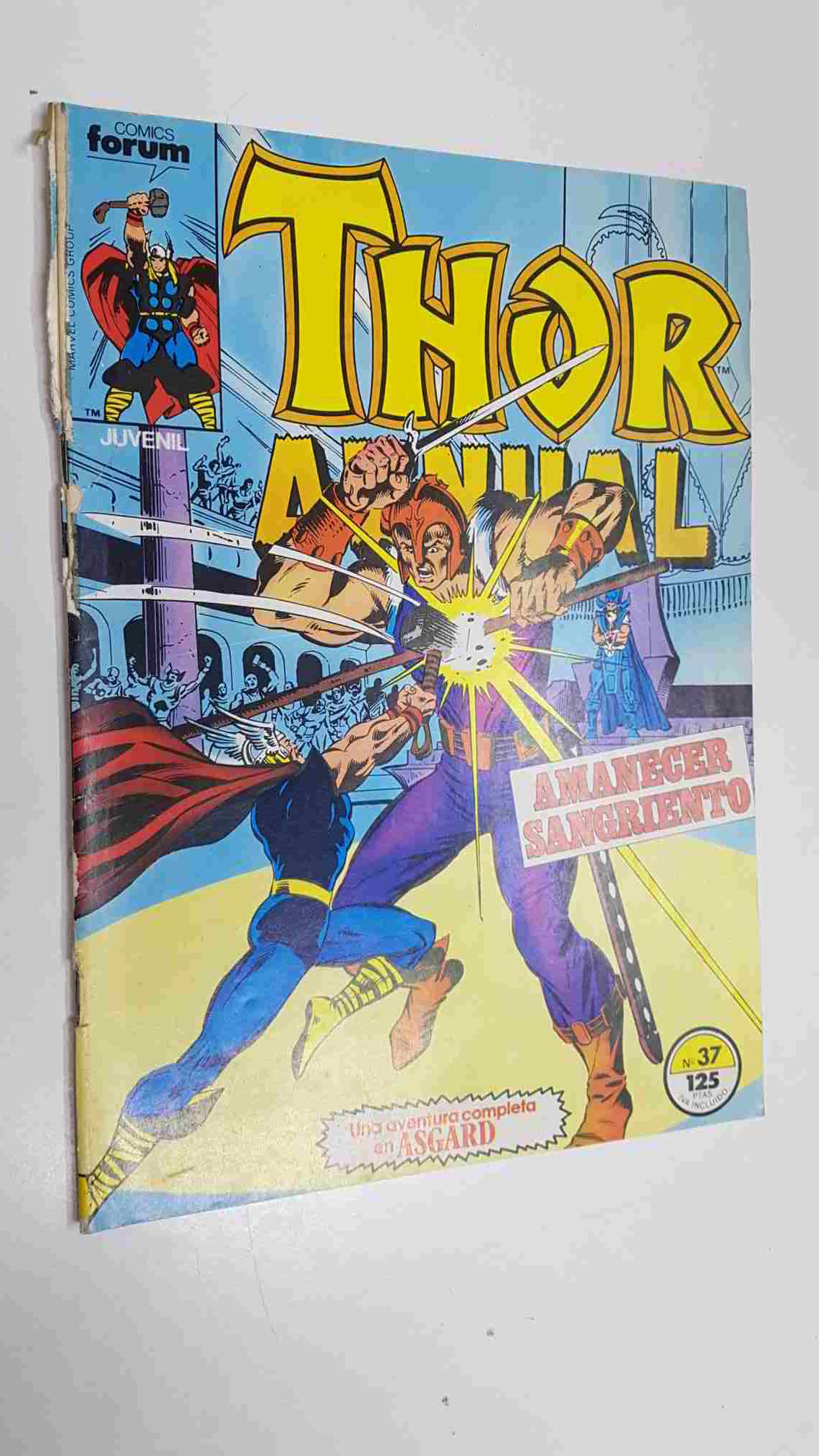 Thor volumen 1 numero 37 (procede de retapado, cubierta medio suelta)