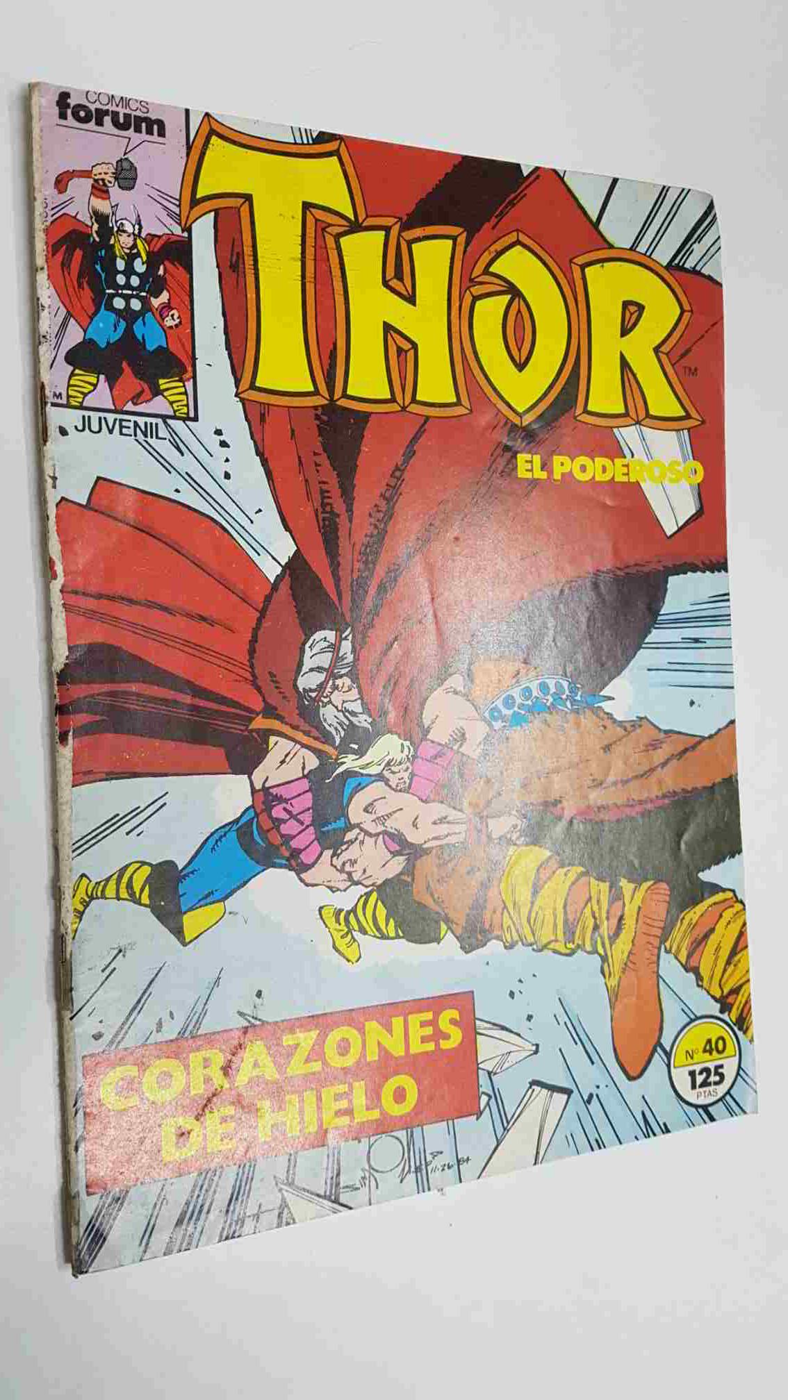 Thor volumen 1 numero 40 (procede de retapado, cubierta medio suelta)