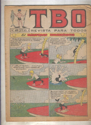 TBO numero 409: El naufrago hambriento (Urda)
