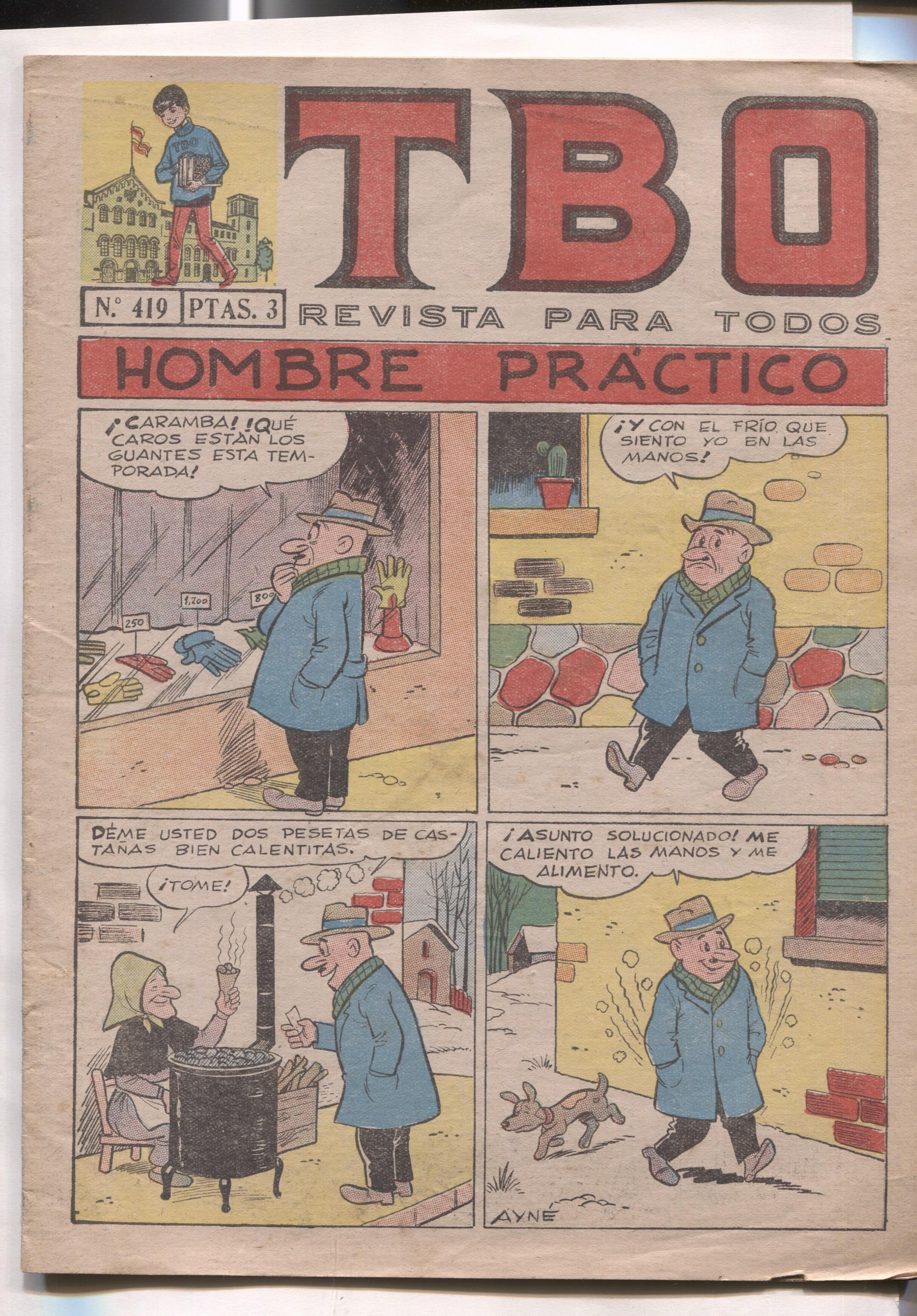 TBO numero 419: Hombre practico (Ayne)