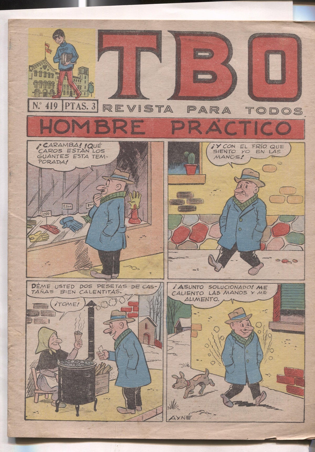 TBO numero 419: Hombre practico (Ayne)